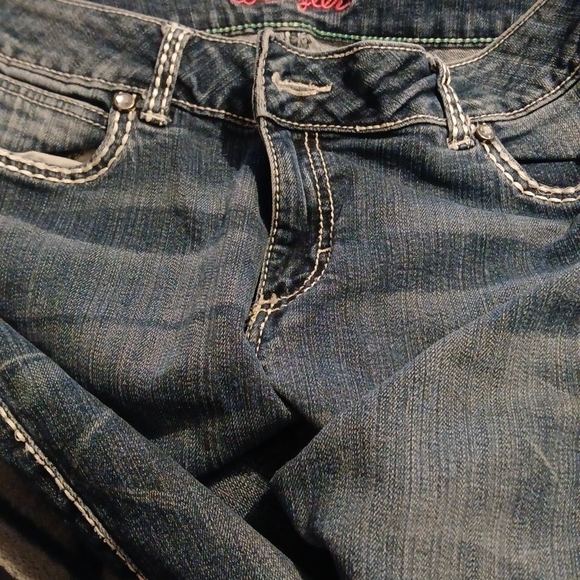 Wrangler Men's Blue Denim Jeans - Picture 2 of 3